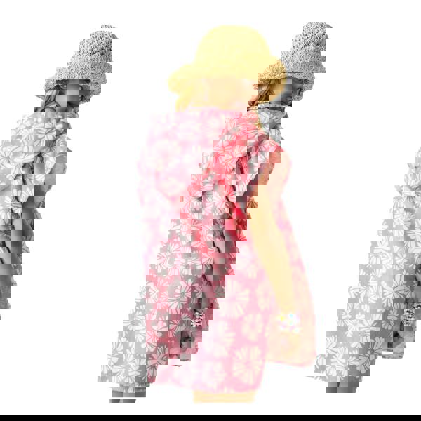 Regatta Childrens/Kids Petal Hooded Towel - Pink Haze - 