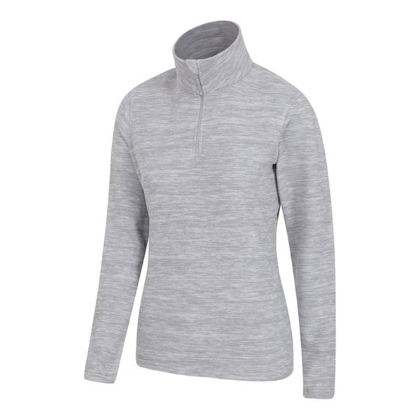 Mountain Warehouse Womens/Ladies Snowdon Melange Fleece Top - Grey