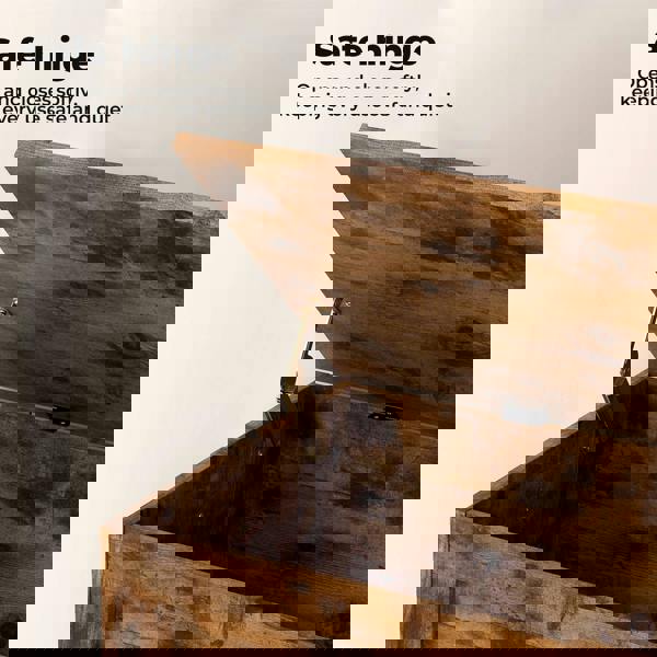 Levede Storage Chest Wooden Bench Blanket Organizer Box Toy Cabinet Large 100cm