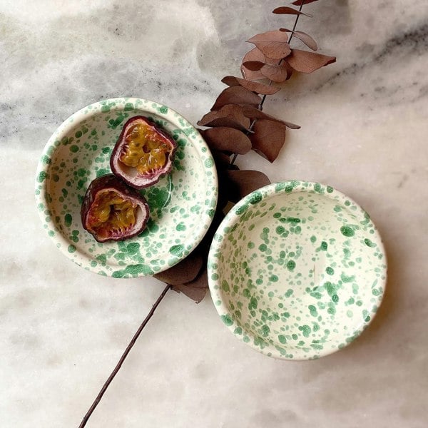 Hot Pottery Nut Bowl Pistachio