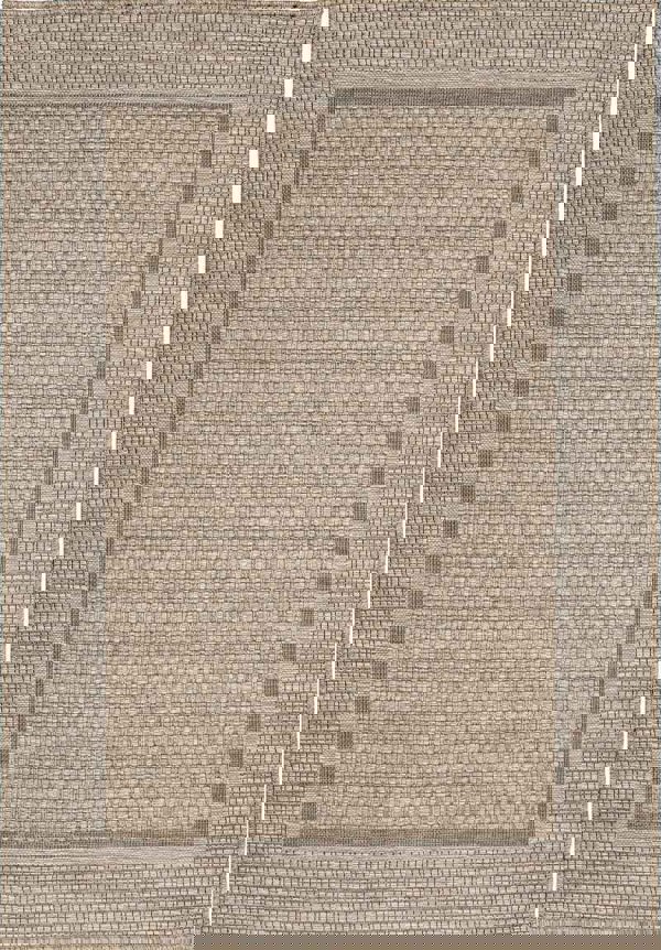 Summer Latte Border Rug – Indoor/Outdoor