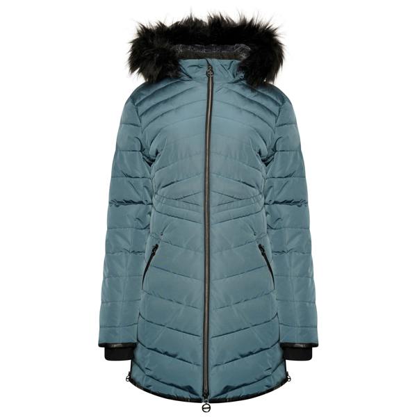 Dare 2B Womens/Ladies Striking III Long Length Padded Jacket - Orion Grey/Orion - 