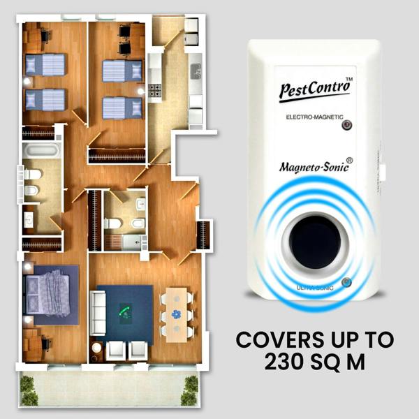 Lentek Ultrasonic Pest Repeller Electronic Rodent & Insect Control Plug-in Device for Home