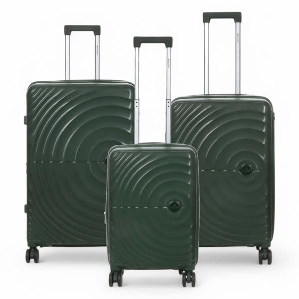 Snowball Expandable Hard Shell 8 Wheels Luggage Travel Cabin Suitcase Set