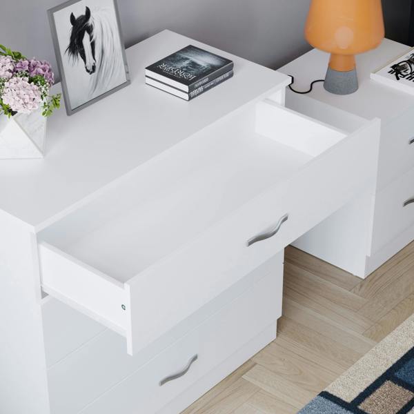 Vida Designs Riano 4 Drawer Chest, Black