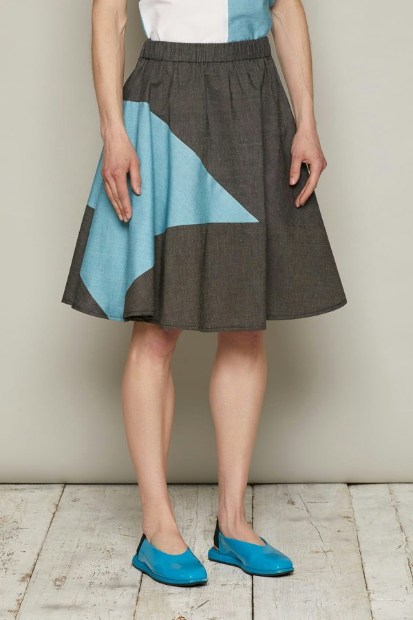 Bo Carter Koko Skirt Grey