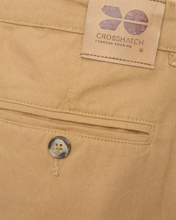Crosshatch Sinwood Chino Shorts Sand
