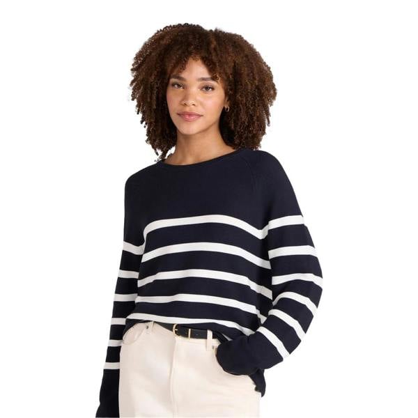 Animal Womens/Ladies Cotton Textured Jumper - Navy