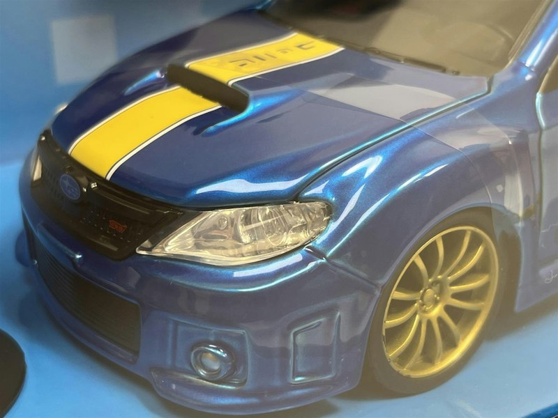 Jada Sonic The Hedgehog Figure and 2012 Subaru Impreza WRX STI 1:24 Jada 35871