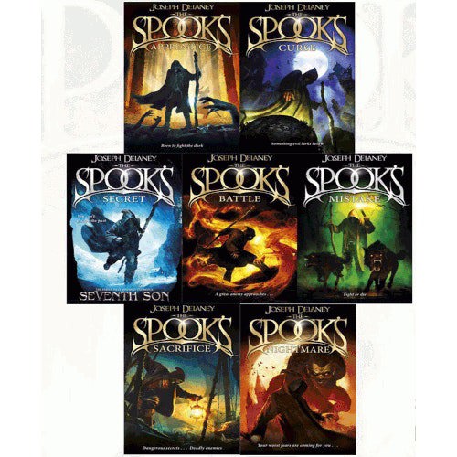 The Spooks Books 1 - 7 Wardstone Chronicles Collection Set By Joseph Delaney - Apprentice Curse Se..