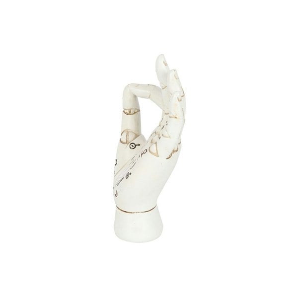Serano White Palmistry Hand Ornament