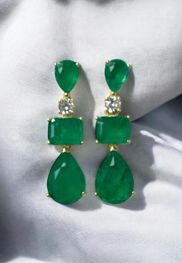 Still life of the earrings.