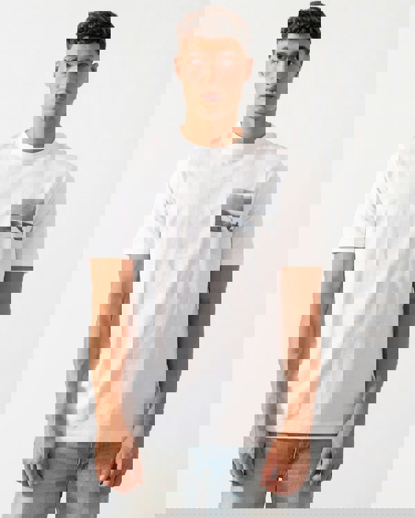 BOSS Orange Te Container Mens Graphic Print T-Shirt - White 100