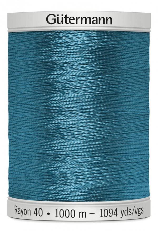 Gutermann No 40 Sulky Rayon Embroidery Thread 1000m Rayon Thread Suitable For Embroidery