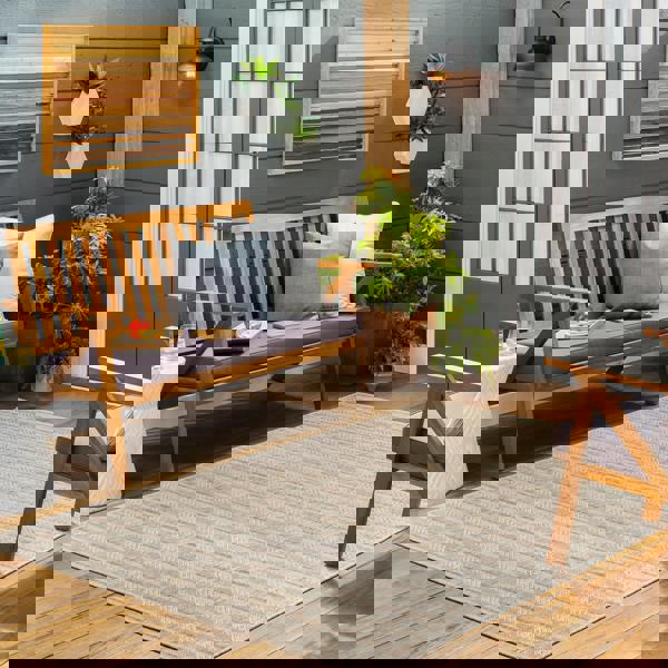 Livabliss Eagean-Global Beige Brown Cream In- & Outdoor Rug