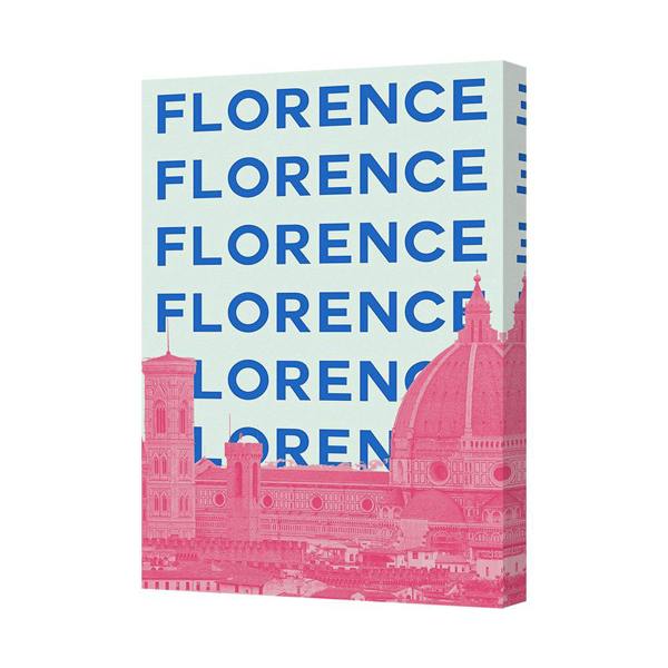 Benjamin Tate Design Florence Cityscape Canvas Wall Art Print Handmade In UK