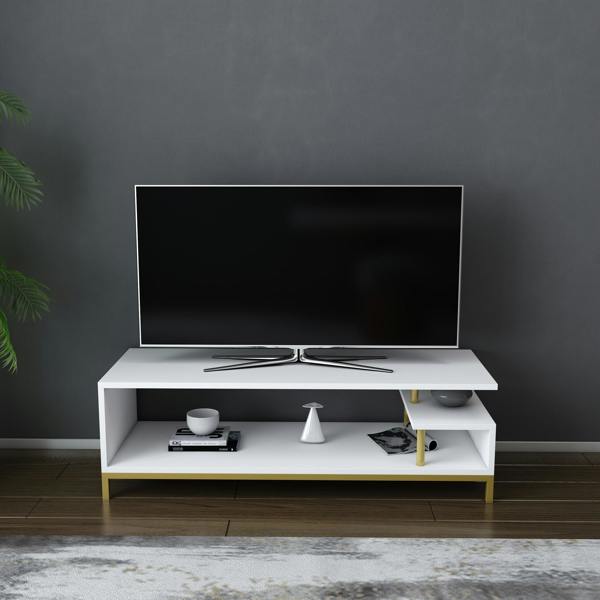 Decorotika Reilly Modern Tv Stand TV Cabinet for TV's up to 55"