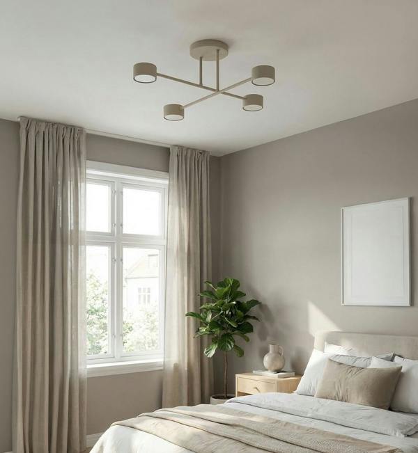 Emibig HALO Ceiling Lamp 4 x GX53 Beige