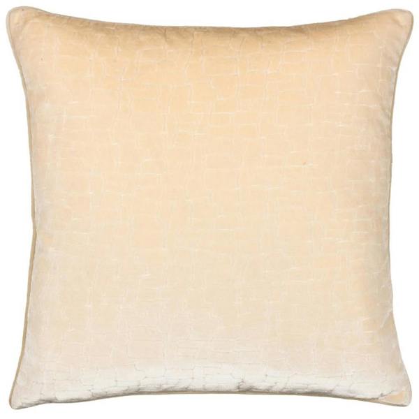 Paoletti Bloomsbury Velvet Cushion Cover - Ivory - 