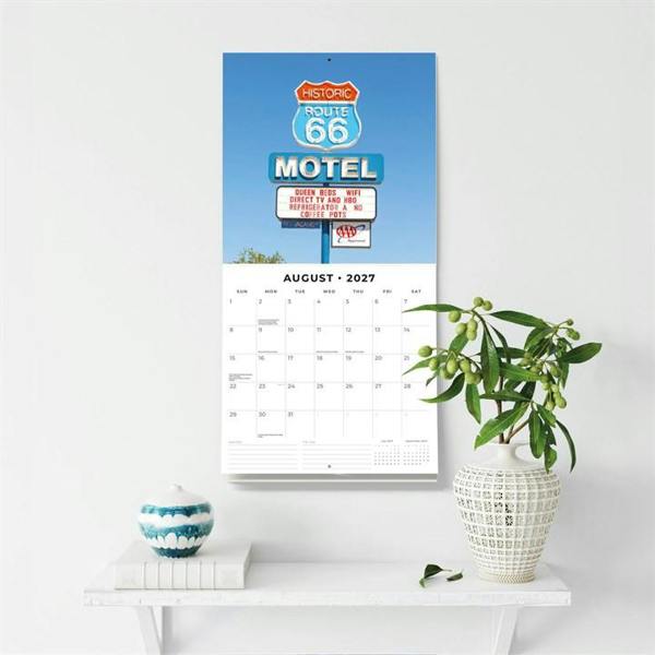 Route 66 Calendar 2027, Wall Calendars, Month To View, Travel, Gift