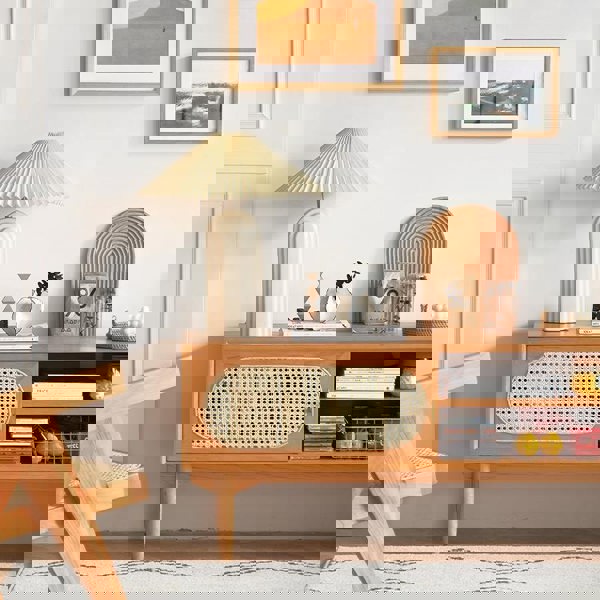 Mario Cane Rattan TV Stand-Weilai Concept-Weilai Concept