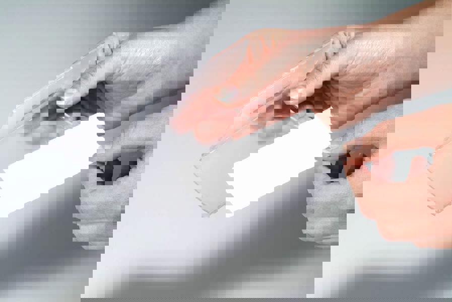 Durable CLICK FOLD Magnet Name Tag Badge Holders + Inserts | 10 Pack | 54 x 90mm