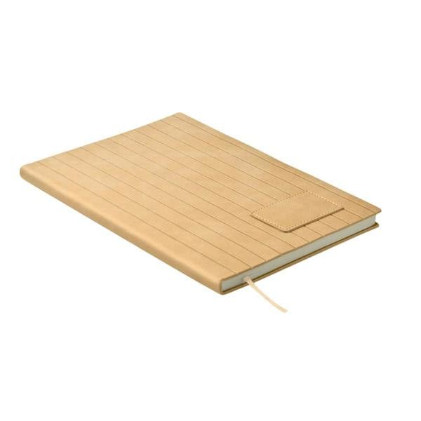MidOcean Tintray Smokey PU A5 Notebook - Beige - 