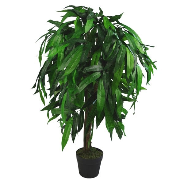 Leaf 100cm Tall Large Artificial Mango Tree Plant