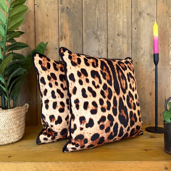 Love Frankie Leopardess Cushions