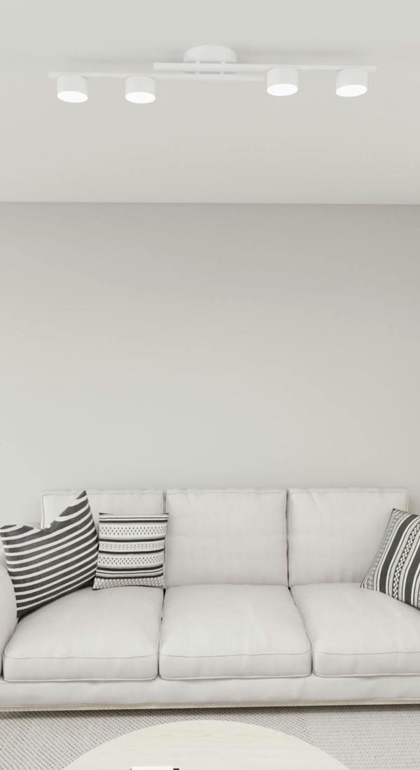 Emibig FRAGMENT Ceiling lamp 4 x GX53 White