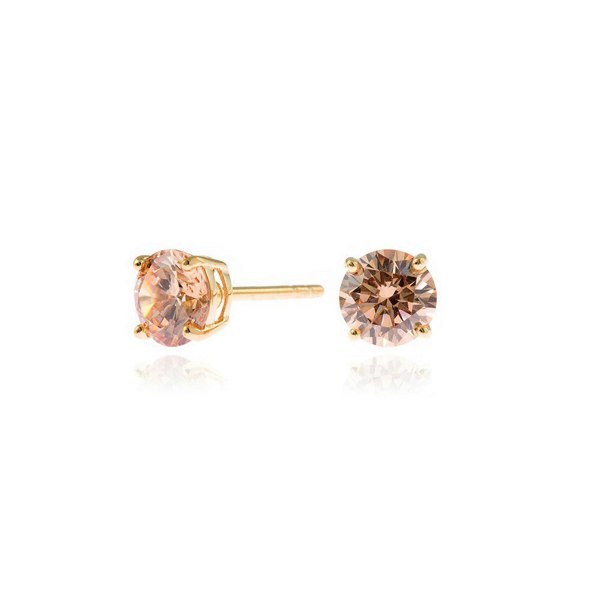 Cachet London Lana 6mm Champagne Earrings