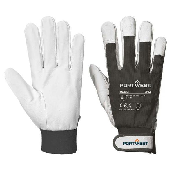 Leather 110 Grain Palm Mechanical Glove - Hi-Vis Trousers