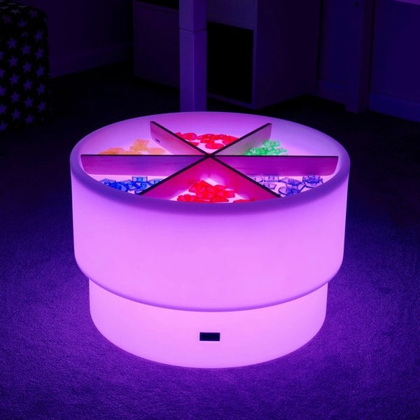 tickit Discovery Glow Table & Wooden Divider Set