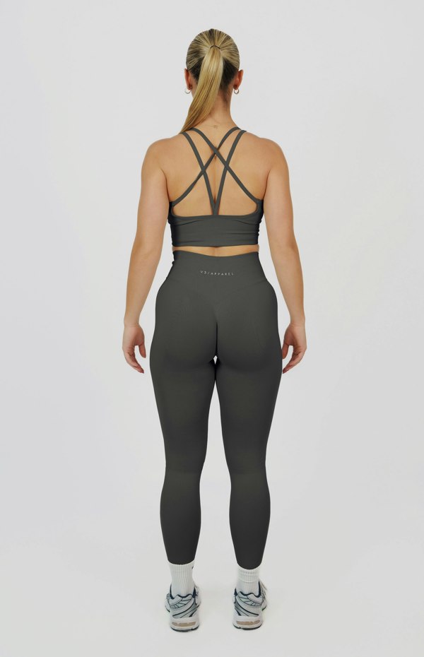 V3 Apparel Form Seamless Scrunch Leggings - Slate Grey