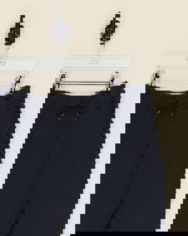 Larsson & Co Pique Interlock Turn Up Jogger