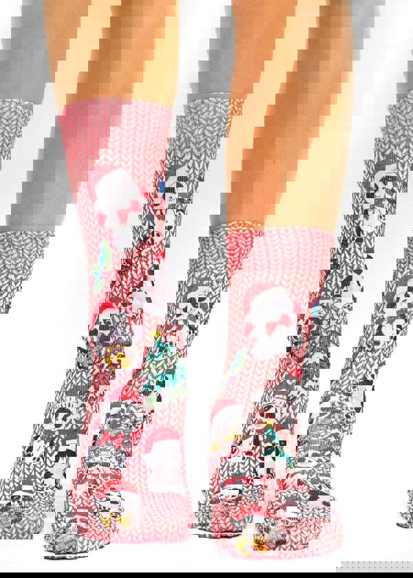 Jemsox New Year Panda Ladies Socks