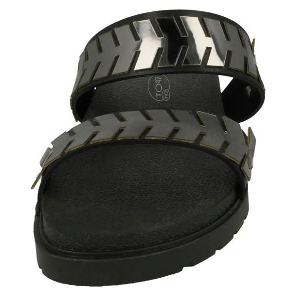 Spot On Ladies Spot On Slip On Mules