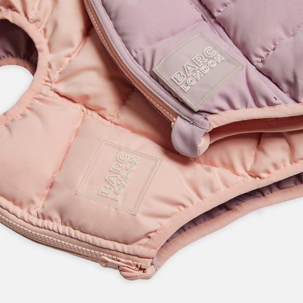 Barc London Reversible Dog Puffer Jacket - Pink & Lilac