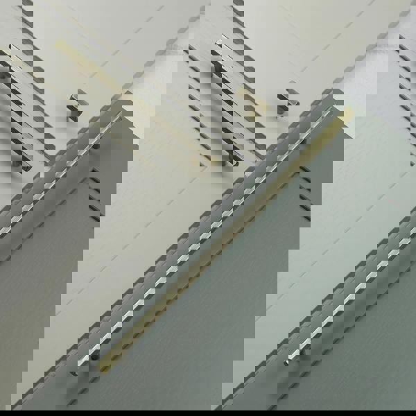 Handle & Home Antique Brass Hexagon Bar Handles & Matching T-Bar Pull