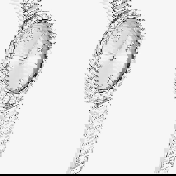 Swarovski Matrix Crystal Silver Tone Bangle Watch 5677487