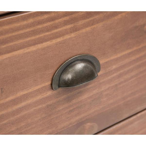 Cabinet Bits Tirolo 2 Drawer Bedside Table