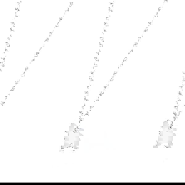 Maltese Silhouette Silver Necklace - Personalised - MYLEE London