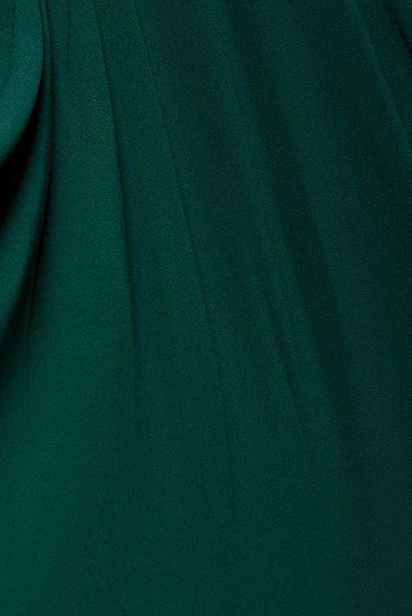 Chiffon A Line Sleeveless Maxi Dress - Dark Green DR3677
