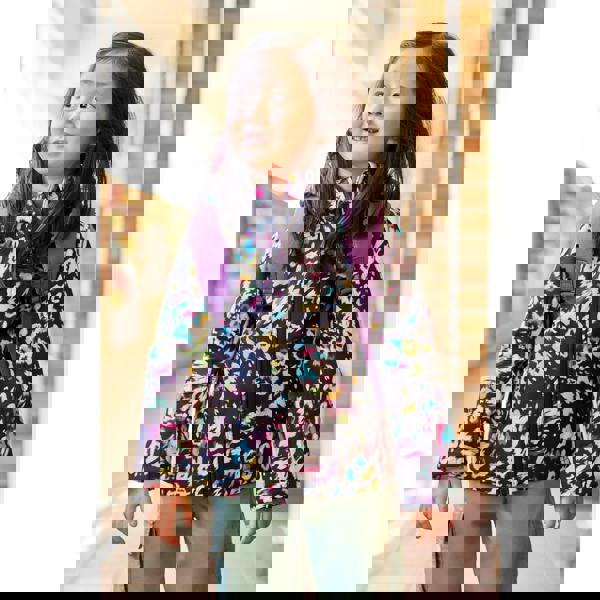 Mountain Warehouse Childrens/Kids Exodus II Camouflage Water Resistant Soft Shell Jacket - Lilac - 