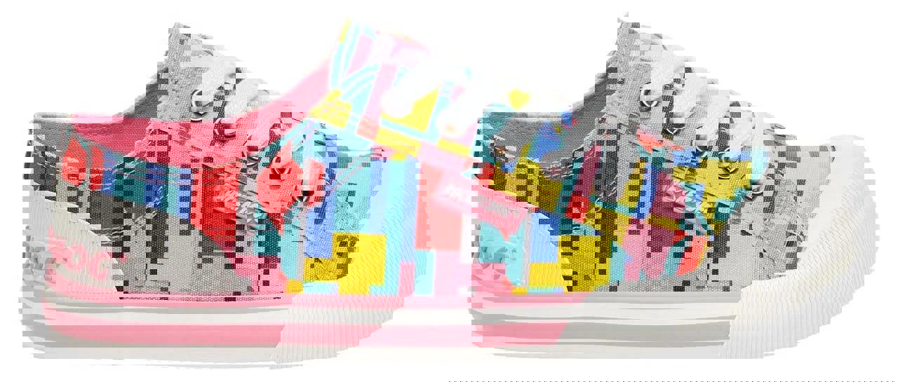 Rocket Dog Jazzin Womens Casual Lace Up Canvas Pumps Shoes Trainers