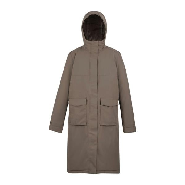 Regatta Womens Yarli Longline Waterproof Jacket - Mocha/Cocoa