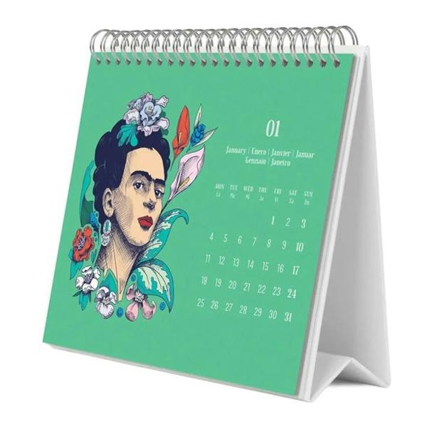 Frida Kahlo Easel Desk Calendar 2027, Desk Calendars, Month To View, Art, Gift