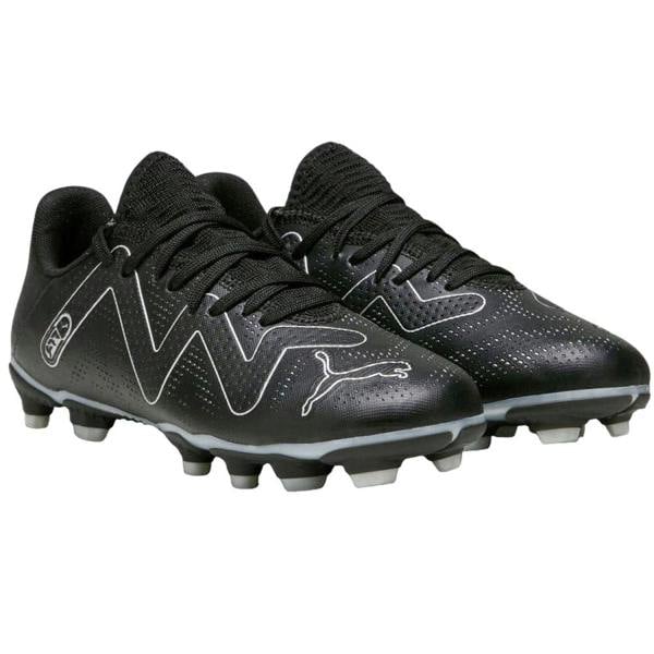 Puma Childrens/Kids Future Play Football Boots - Black/Silver - 