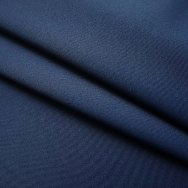 Berkfield Blackout Curtains with Hooks 2 pcs Blue 140x175 cm
