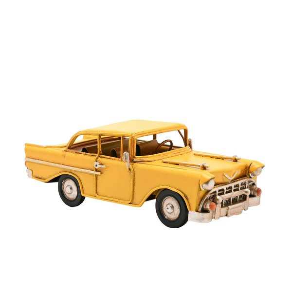 Harvey Makin Ornament - Yellow Car